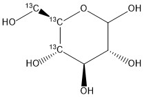 D-Glucose-[4,5,6-13C3]